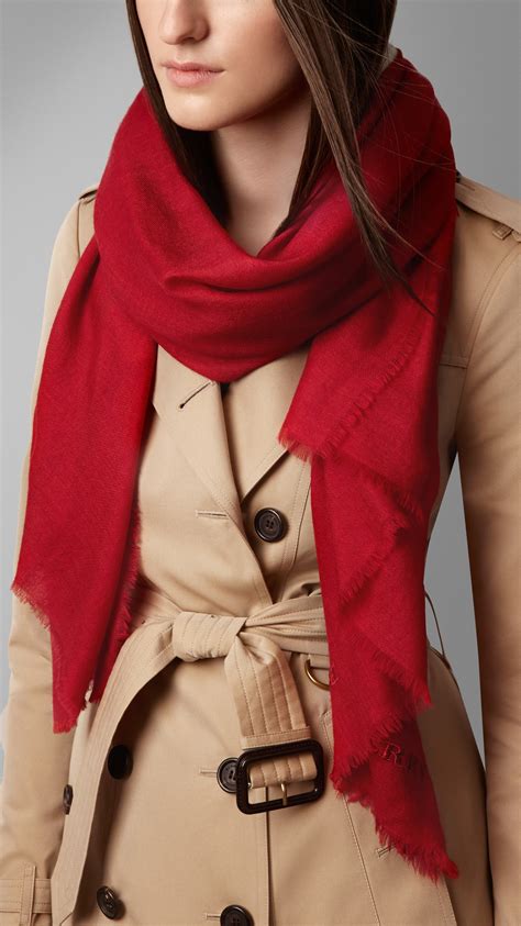 red cashmere burberry scarf|authentic burberry cashmere scarf.